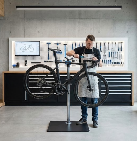 Reparación de bicicleta